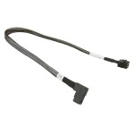 ซุปเปอร์ไมโคร CBL-SAST-0656 Straight MiniSAS HD to Right Angle MiniSAS 39cm